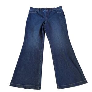 SPANX High Rise Flare Leg Jeans Pull On Stretch Plus Size 3X